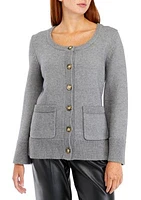 Women's Round Neck Cardigan