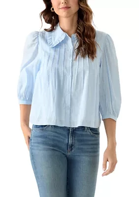 Ruffled Collar Blouse