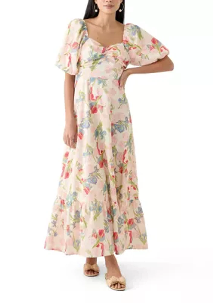 Floral Print Maxi Dress