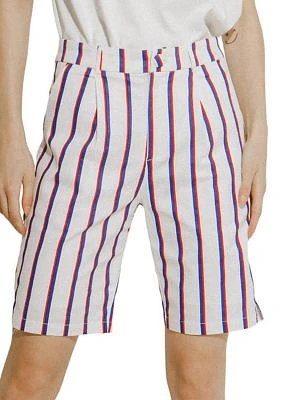 Stripe Bermuda Pants