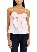 Women's Bow Detailed Sleeveless Top