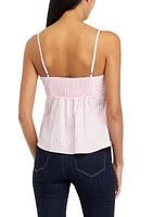 Women's Bow Detailed Sleeveless Top