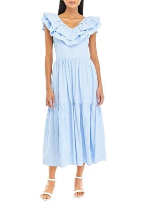 Women's Ruffle Maxi Dress