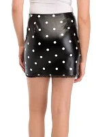 Women's Polka Dot Mini Skirt