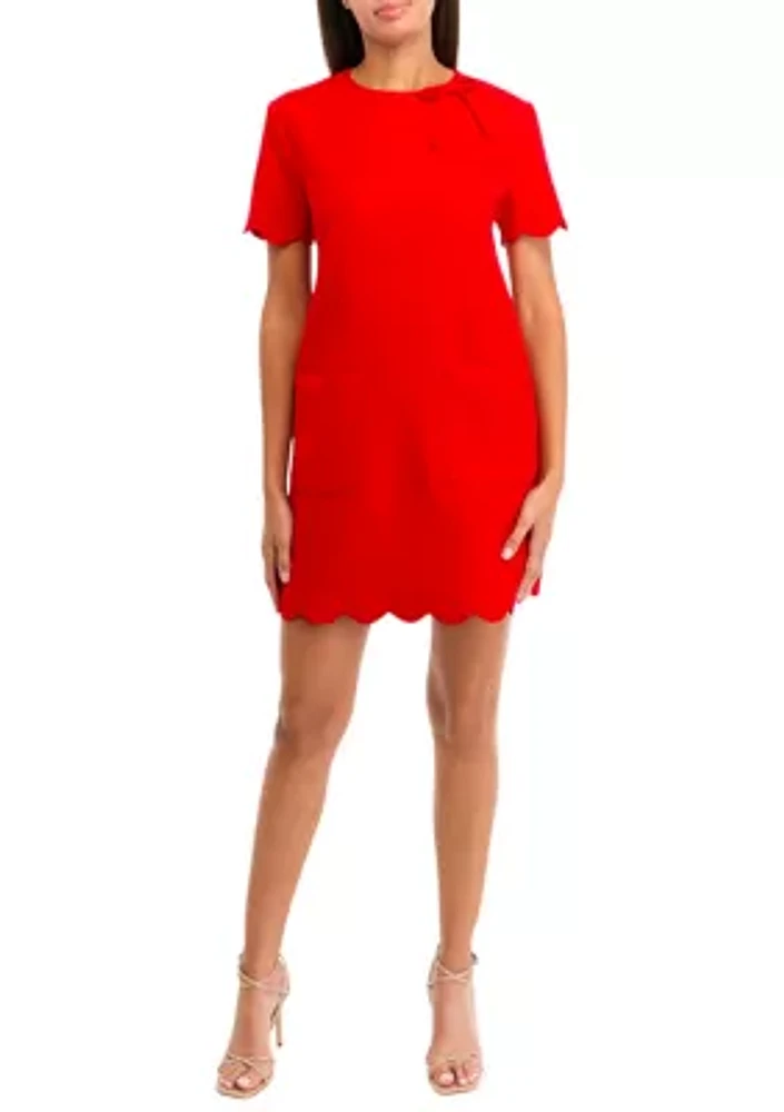 Women's Scallop Mini Dress