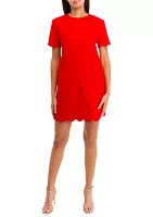 Women's Scallop Mini Dress