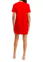 Women's Scallop Mini Dress