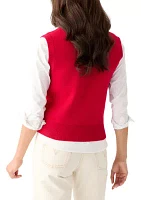 Women's Teddy Bear Knit Vest