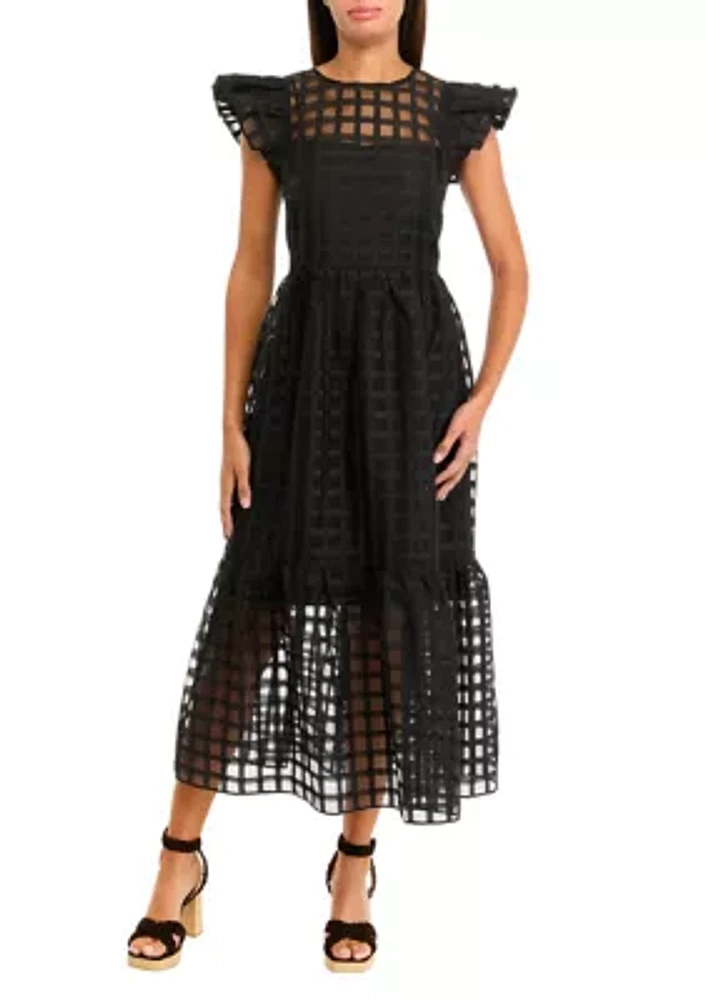 Women's Organza Midi Dress