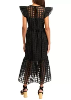 Women's Organza Midi Dress