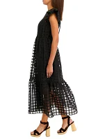 Women's Organza Midi Dress