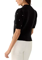 Women's Embellished Knit Sweater