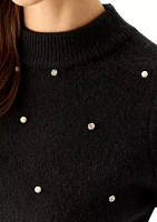 Women's Embellished Knit Sweater