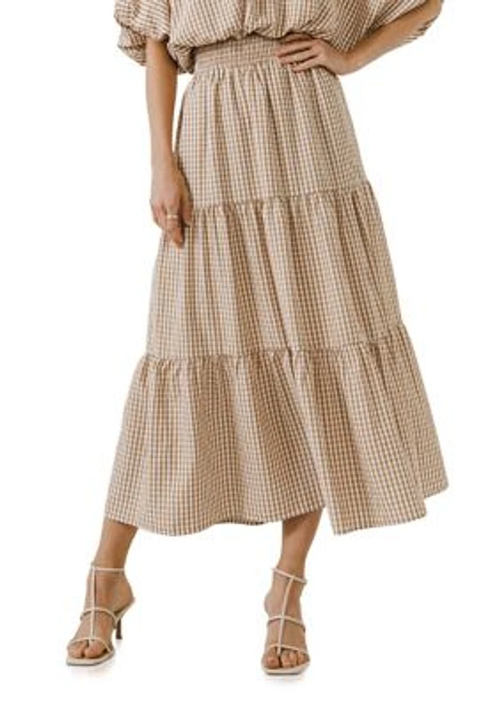 Tiered Maxi Skirt