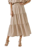 Tiered Maxi Skirt