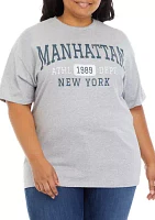 Plus Manhattan Graphic T-Shirt