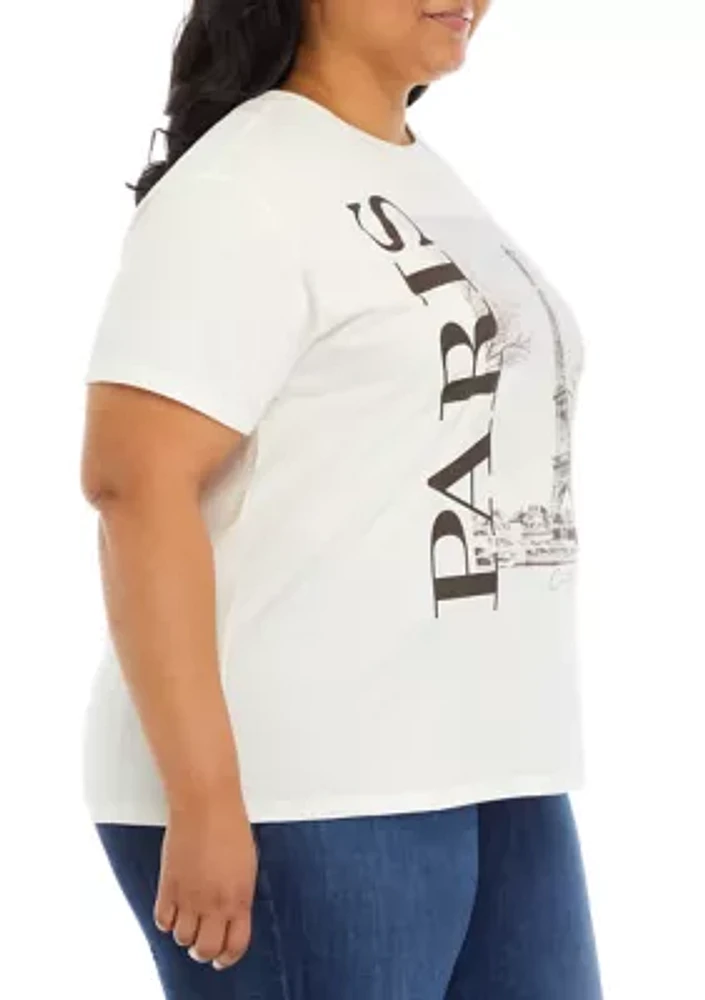 Plus Paris Graphic T-Shirt