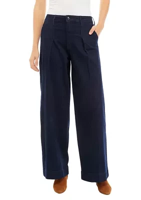 Women's Pleated High Rise Pants