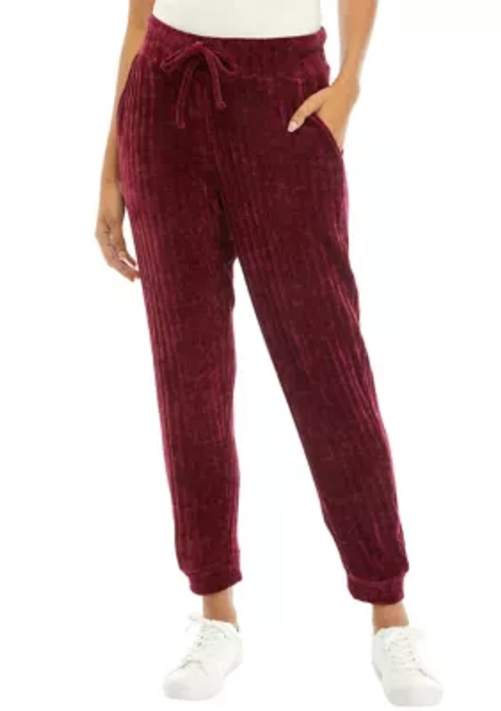 Women's Chenille Joggers