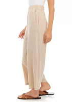 Women's Linen Pull On Wide Leg Pants