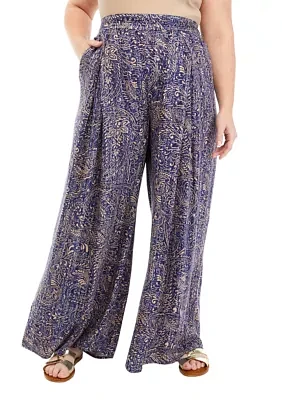 Women's Pull On Wide Leg Pants