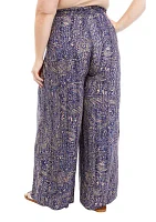 Women's Pull On Wide Leg Pants