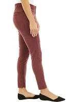 Women's Suede Zip Moto Pants