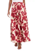 Women's Printed Maxi Swing Skirt