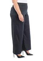 Plus Wide Leg Pull On Pants