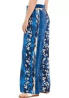 Women's Smocked Waist Printed Pants