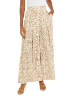 Women's Wide Leg Printed Pants