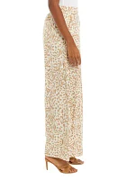 Women's Wide Leg Printed Pants