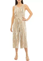 Women's Printed Knit Jumpsuit