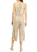 Women's Printed Knit Jumpsuit