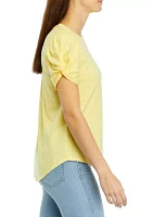 Women's Puff Sleeve Knit Top