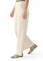 Women's Wide Leg Pants with Patch Pockets