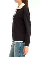 Women's Color Block Half Zip Pullover