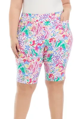 Plus Millennium Printed Bermuda Shorts