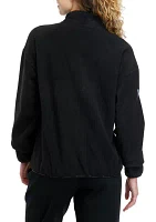 Polar Fleece Snap Pullover Sweatshirt