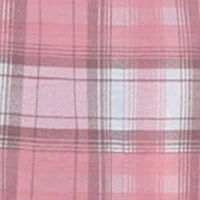 Piper Stretchy Plaid Roll Cuff Tunic