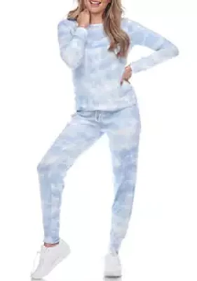 White Mark 2 Piece Loungewear Set