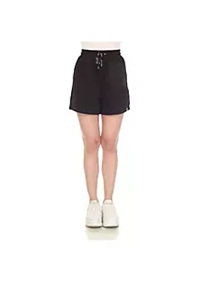 White Mark Super Soft Drawstring Waistband Sweat Short