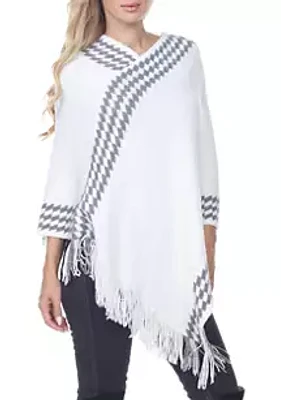 White Mark Women's Nevaeh Poncho