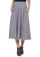 White Mark Tasmin Midi Skirt