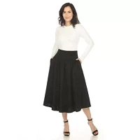 Flared Tweed Skirt