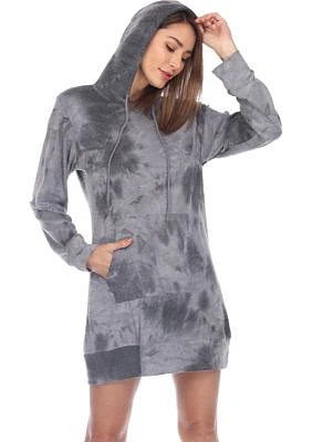 Women's Tie Dye Sweatshirt Dress