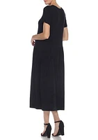 Short Sleeve Maxi Dress