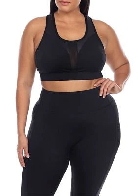 Plus Racer Back Sports Bra