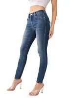 Women's Jenny Curvy Skinny Single Needle Jeans