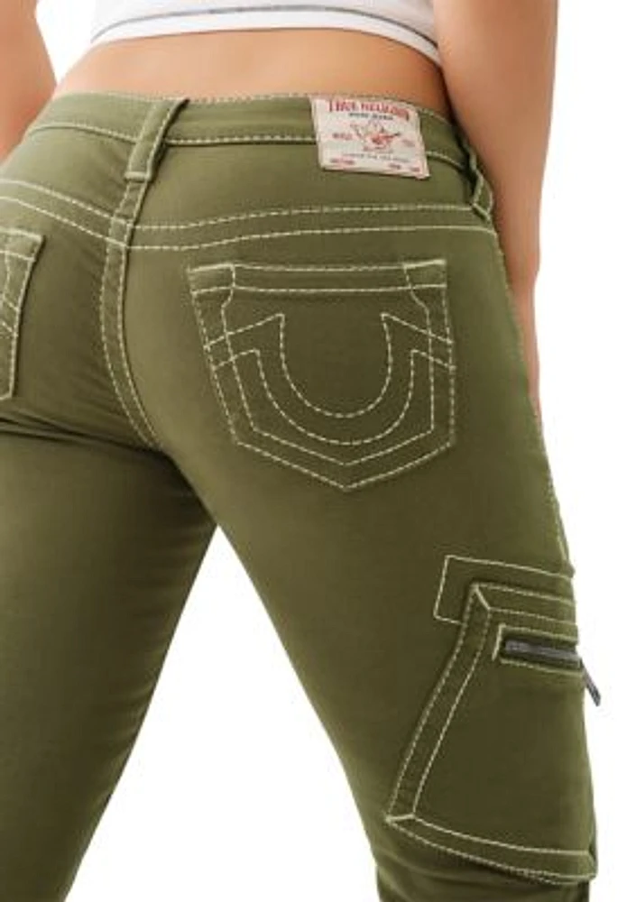 Women's Becca Low Rise Cargo Bootcut Jeans
